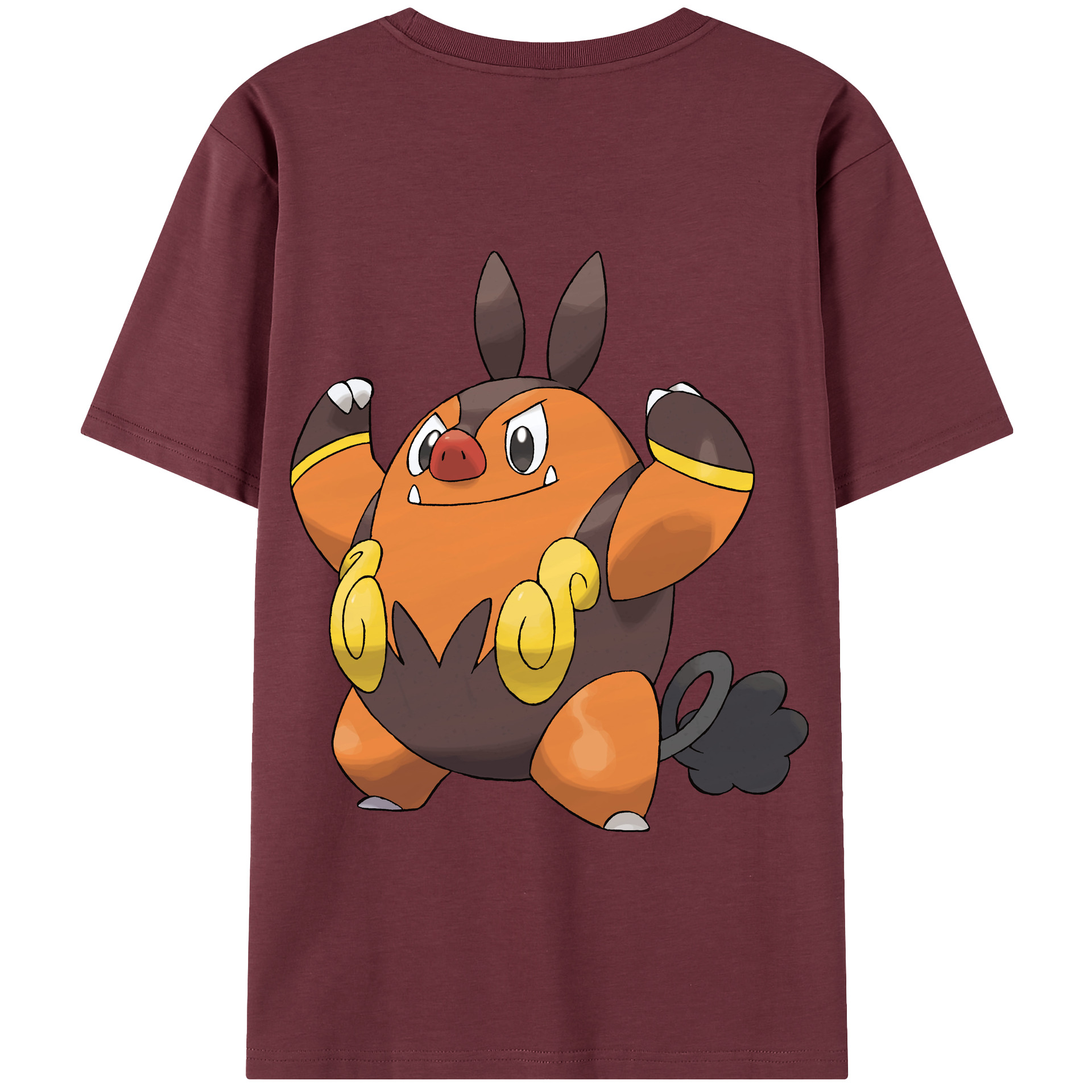 （画像用） ポケットモンスター Pokémon 綿100％半袖Tシャツ（背面プリント）